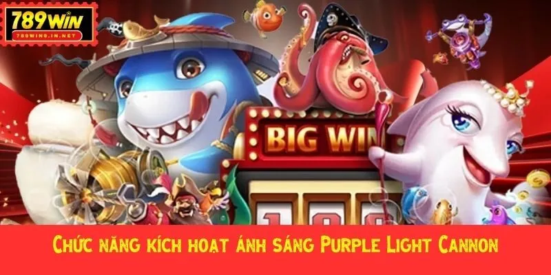 Chức năng kích hoạt ánh sáng Purple Light Cannon