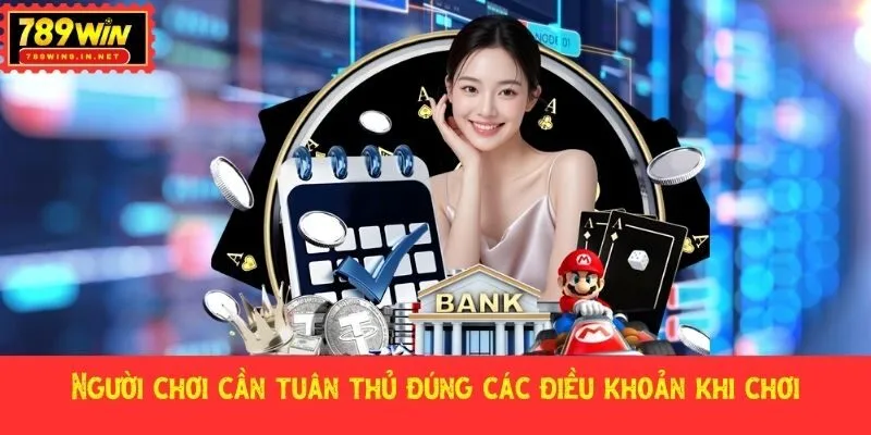 Người chơi cần tuân thủ đúng các điều khoản khi chơi