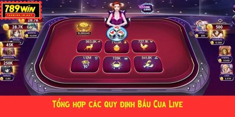 Tổng hợp các quy định Bầu Cua Live